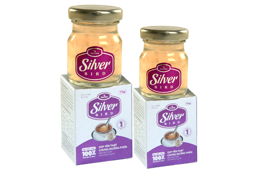 Nước Yến Silver Bird  45gr lốc 5 tặng 1 hũ 42gr – Nutri